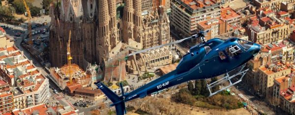 Helicopter tour Barcelona